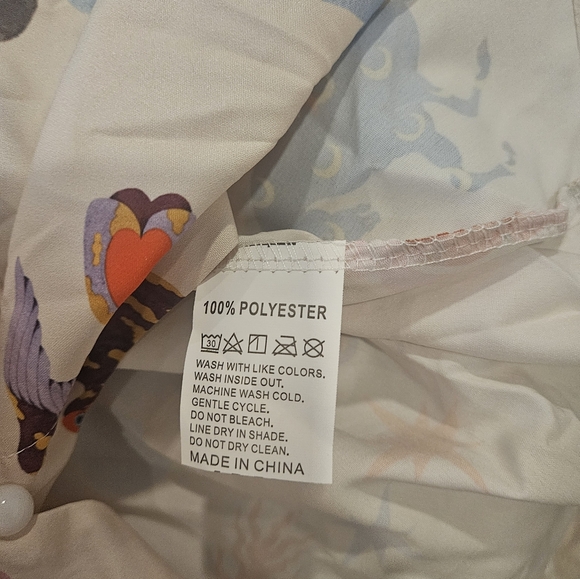 Colorful Patterned Button-Up Shirt - Picture 8 of 10